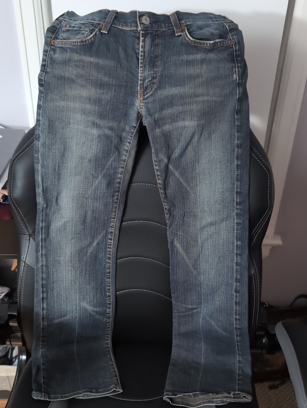 Women's 7 For All Man Kind Dark Washed Jeans